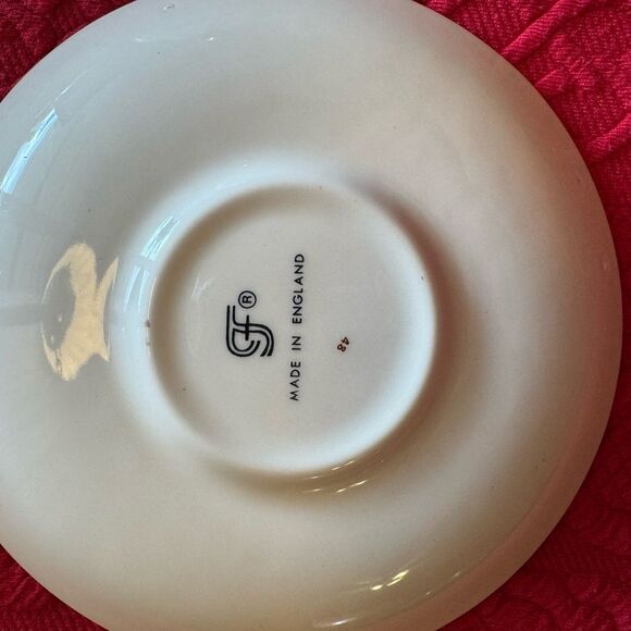 Vtg Franciscan Ware Desert Rose Tea Coffee Cup Saucer Set. made in England - Picture 6 of 8